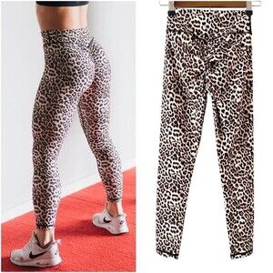 Zyia Leopard Print Scrunchy What? 7/8 Leggings 2